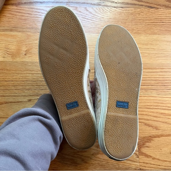 Keds x rifle paper company slip on rose gold sneakers size 7.5 - Picture 4 of 7